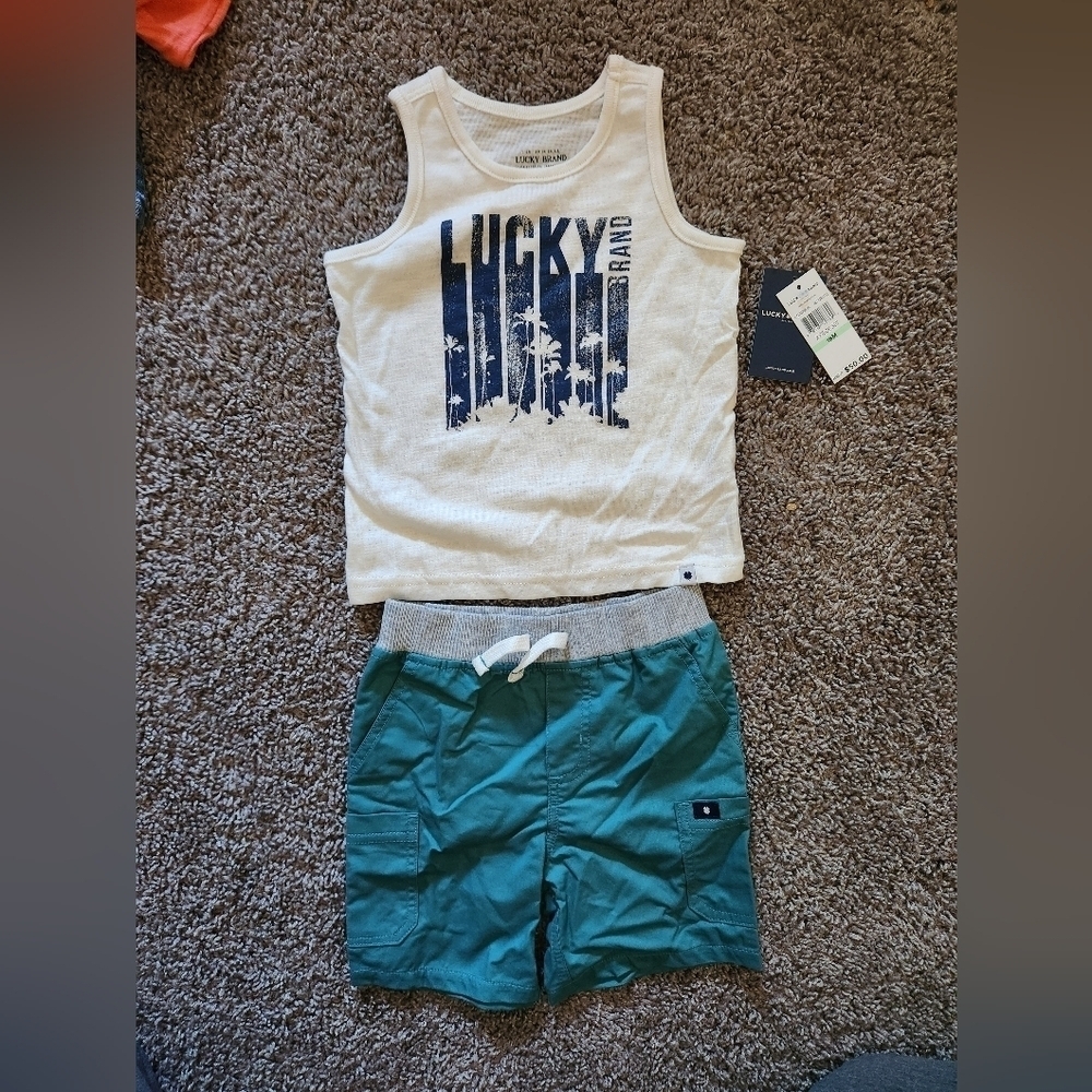 Lucky Brand Baby Boy 2-Piece Outfit